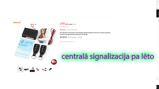 aliexpress centralā signalizacija pa lēto uzstādīšana [upl. by Lletnom]