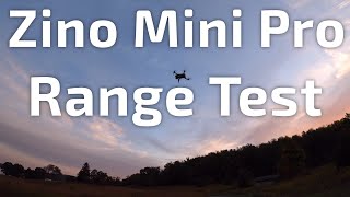 Hubsan Zino Mini Pro Range Test [upl. by Narat962]