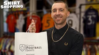 Miles Kane Goes Shopping For RETRO Football Shirts  Shirt Shopping [upl. by Alaster]