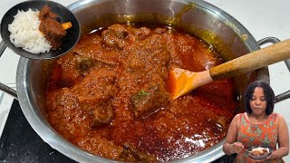 How To Make The Authentic Ghanaian Beef Stew Like A Pro In The Simplest Way [upl. by Carmine]