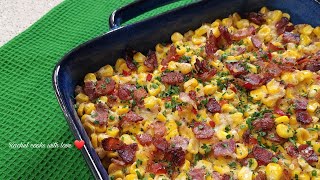 Companys Coming Creamy Corn Casserole ❤️ [upl. by Llemej507]