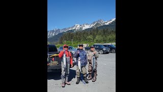 Alaska salmon snagging First time ever in Alaska [upl. by Rolo]