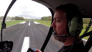 Day 1 Student Pilot Helicopter flight lesson  How to Hover  Robinson R44 [upl. by Stedman]