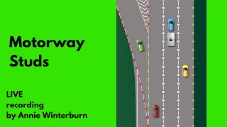 Motorway Reflective Studs  UK Theory Test [upl. by Nerwal570]