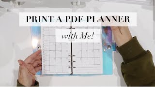 How to Print  Bind a PDF Print on Demand Planner [upl. by Tibbetts]