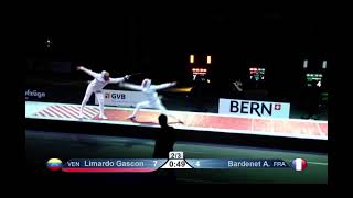 Men’s Epee World Cup Bern 2021 final bout Limardo Gascon VEN  Bardenet FRA [upl. by Isla]