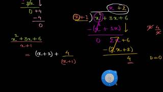 Intro to long division of polynomials Hindi [upl. by Siocnarf]