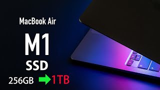 MacBook Air M1 Upgrade SSD  256GB To 2TB [upl. by Dilks]