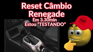 Reset Cambio Renegade Em 330 minutos quotEstou Testandoquot [upl. by Maleeny169]