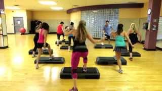 Step Cardio Choreography By Liana Santarossa SEPT 2014 [upl. by Aruasi788]