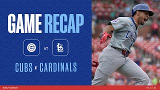 Game Highlights Cubs Hit Six Home Runs to Beat St Louis  71524 [upl. by Sivahc]