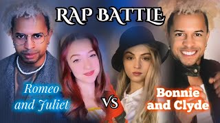 POV Romeo amp Juliet VS Bonnie amp Clyde rap battle  ft HollynnRagland NoahJayWood1 acting [upl. by Adnalro303]