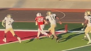 31yd TD JV Lakewood vs Poly [upl. by Akcired]