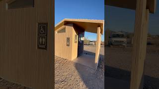 La Posa LTVA Vault Toilet quartzsite [upl. by Ttam244]