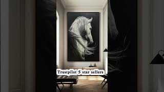 Artexplore Wild horse oil painting for sale horse painting for livingroom [upl. by Siana661]