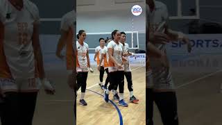 THRILLING Semis battle between BFP Lady Firefighters 🧯 🆚 PNP Lady Patrollers 🚨 volleyball [upl. by Nnairb957]