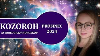 KOZOROH ♑️ ASTROLOGICKÝ ￼HOROSKOP ✨ PROSINEC 2024 [upl. by Ymmaj]