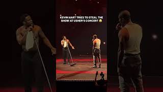 Kevin Hart tries to steal the show at Ushers concert💀😭 usher kevinhart rnb singer pop [upl. by Nosneh861]