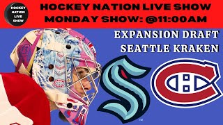 NHL EXPANSION DRAFT MOCK DRAFT FOR SEATTLE KRAKEN [upl. by Bauer]