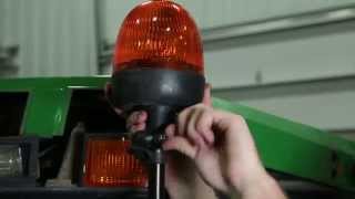 Rotary Beacon Kit on John Deere Tractor [upl. by Richman]