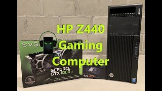 HP Z440 Gaming Computer GTX 1080 Ti and NVME2 Install [upl. by Gavrah]