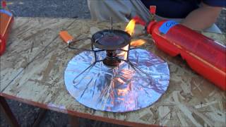 MSR Whisperlite Stove Review using gasoline [upl. by Enaerb]