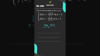 QCM4  Rappel Limite Bac 2 matholympics olympaidalgebra quiz algebre [upl. by Drucy]