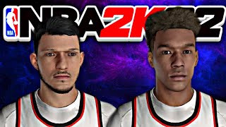 KARLO MATKOVIC amp DOMINICK BAROW Face Creation  NBA 2K22 [upl. by Peednus]