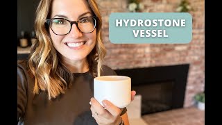 Make a Hydrostone Candle Vessel With Me [upl. by Prosper]