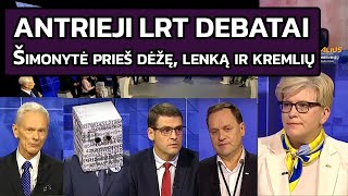 ANTRIEJI LRT DEBATAI  Šimonytė prieš dėžę lenką ir kremlių 🤡  Karalius Reaguoja [upl. by Adnalor461]