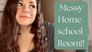 Homeschool Room Clean Out Part TWO [upl. by Aihtnic]