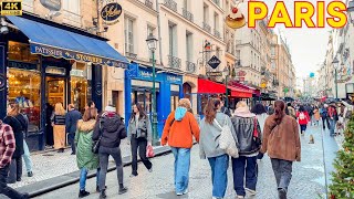 Paris France 🇫🇷  4K PARIS November 2024 Beautiful Stroll Paris Walk 🎄 With Captions [upl. by Luane]