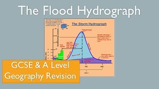 The FloodStorm Hydrograph River Discharge GCSE A Level Geography Revision [upl. by Aydidey]