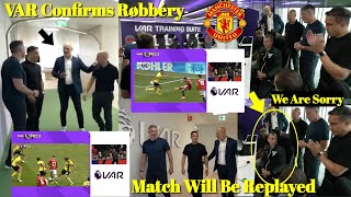 BREAKING❌ VAR Confirms Røbbéry vs Burnley✍️Match Will ße Replayed At Old Trafford Manchester United [upl. by Petulia]