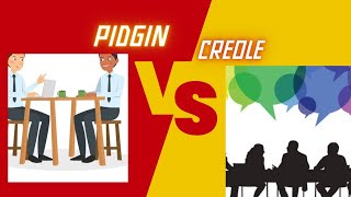 Pidgin VS Creole  Pidginization  Creolization [upl. by Usanis]