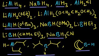 Aluminium and Boron based Reducing agents  Their preparation and names [upl. by Izmar]