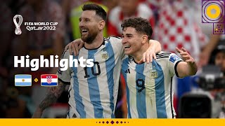 MESSI MAGIC amp ALVAREZ SOLO GOAL  Argentina v Croatia  SemiFinal  FIFA World Cup Qatar 2022 [upl. by Meg]