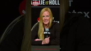 Holly Holm on Ronda Rouseys Comments Concussions  UFC 300 [upl. by Ylla981]