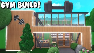 BUILDING A GYM with NEW UPDATE GYM ITEMS In Bloxburg [upl. by Johnette]