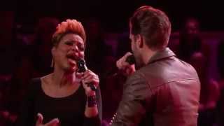 The Voice USA 2015 Face Off  Nobody Knows  Viktor Kiraly vs Cassandra Robertson [upl. by Earaj]