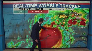 Hurricane Milton 11 pm Tuesday track update [upl. by Burwell]