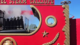 Hesper Mabel Steam Calliope mini concert on the Grounds in Mabel Sat AM at Steam Engine Days 2024 [upl. by Hescock1]