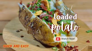 Loaded Potatoes  Quick and easy recipe for everyone [upl. by Dodd]