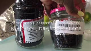 How to make Elderberry syrup  Sambucus Nigra Sambucol [upl. by Irat]