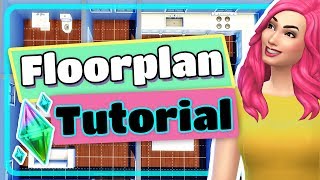 The Sims 4 How to Create Basic Floor Plans Tutorial [upl. by Ludwog]