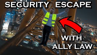 LA CRANE CLIMB WITH ALLY LAW AND THE BOYS SECURITY ESCAPE NOT CLICKBAIT [upl. by Jenna]