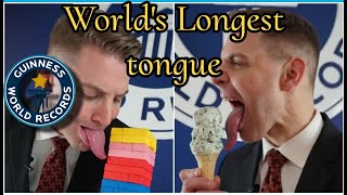 Nick Stoeberl  Worlds longest tongue  Things you have not seen before [upl. by Anitsenre]