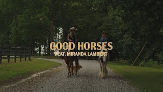 Lainey Wilson  Good Horses feat Miranda Lambert Official Lyric Video [upl. by Eelarbed]