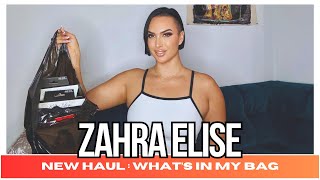 New Haul  Whats in my Bag  Zahra Elise [upl. by Harragan]