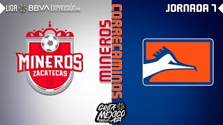 Resumen  Mineros 3  0 Correcaminos  Jornada 7  Grita México A21  Liga BBVA Expansión MX [upl. by Akinnej]